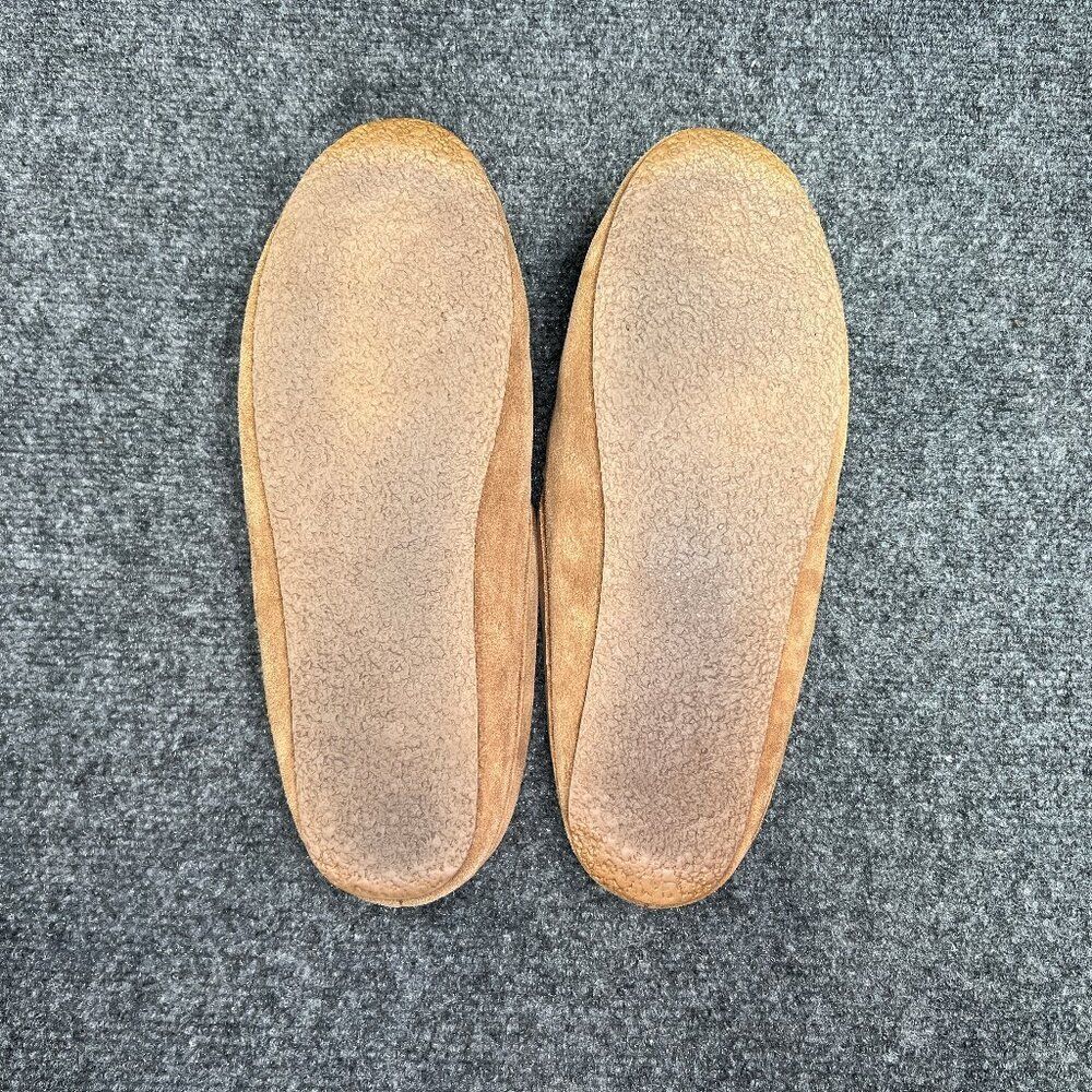 Madewell Moccasin Scuff Slippers Women's Size 10 Tan Suede Comfort Slip On Shoes - Picture 11 of 14